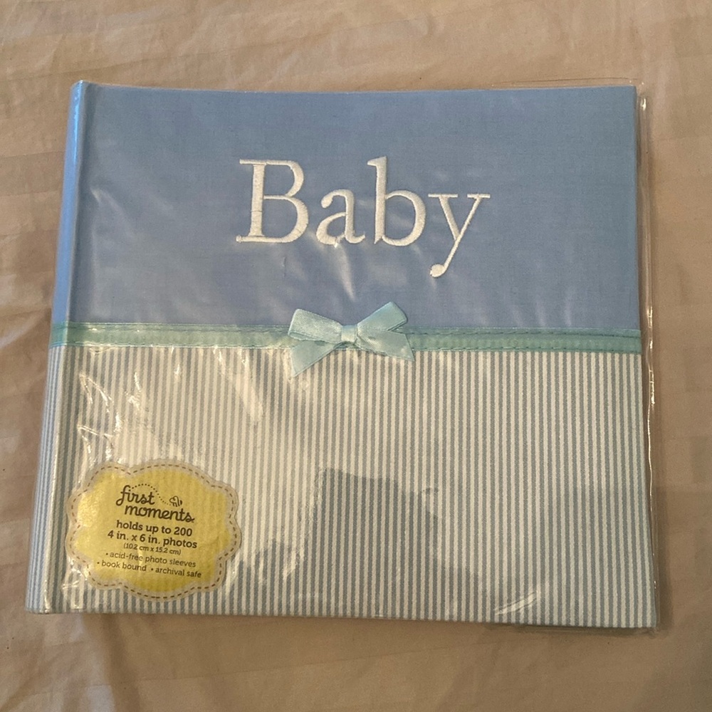 Baby boy, photo album
